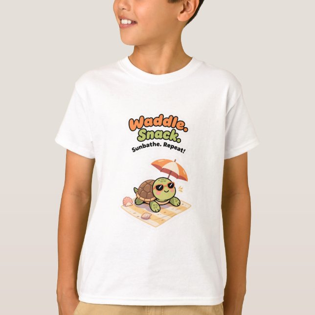 Camiseta Contonearse. Picar. Tomar el sol. Repetir! (Anverso)
