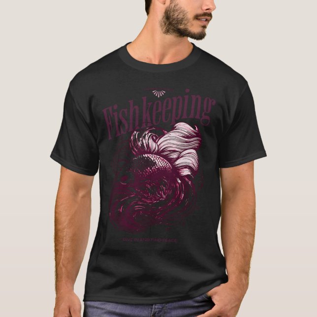 Camiseta contorno de arcoíris acuático (Anverso)