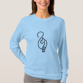 Camiseta Contorno de gatos gitanos y elegantes