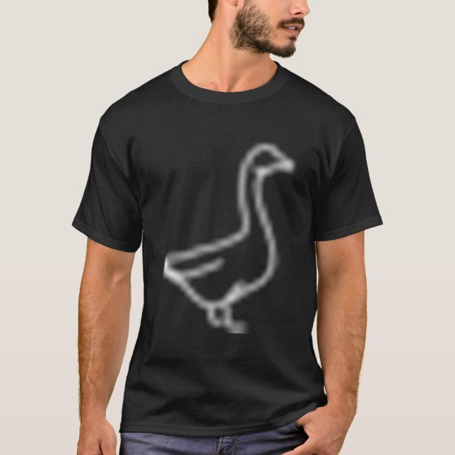 Camiseta Contorno de la línea de parche de Goose (Anverso)