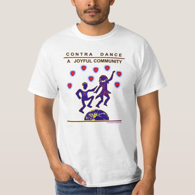 Camiseta Contra alegría de la danza (Anverso)