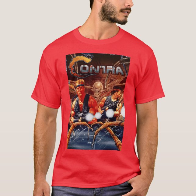 Camiseta Contra Cover HD retro (Anverso)