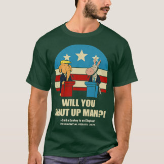 Camiseta Contra el debate presidencial de 2020 ¿callarán a 