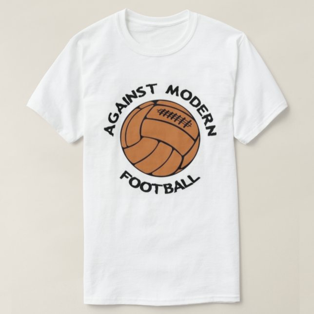 Camiseta Contra la vestimenta moderna de fútbol (Diseño del anverso)