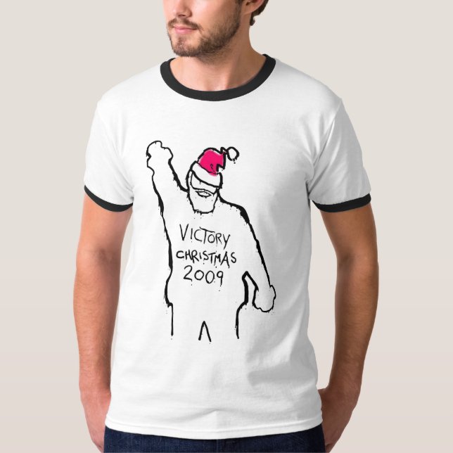 Camiseta Contra la VICTORIA 2009 del navidad del factor de (Anverso)