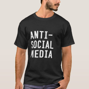 Camiseta contra los medios sociales