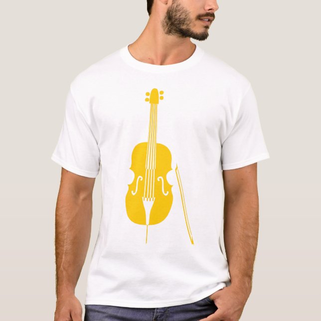 Camiseta Contrabajo - Ámbar (Anverso)