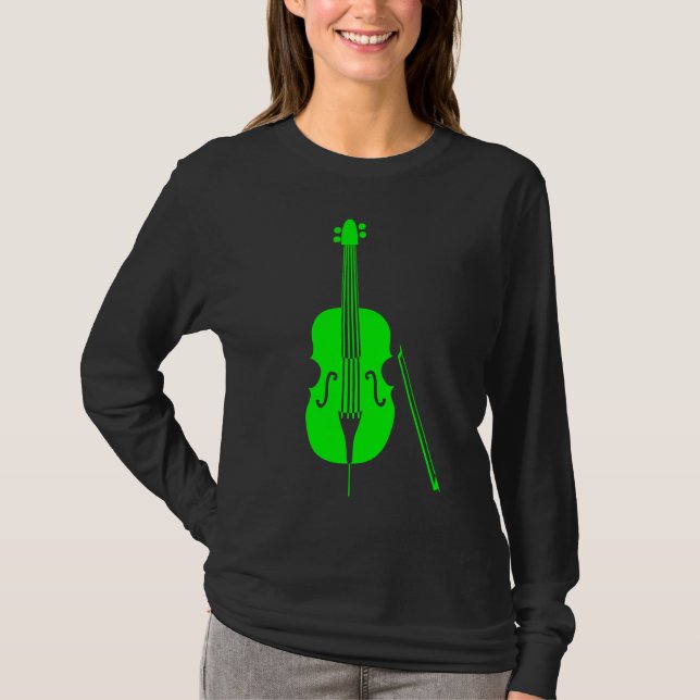 Camiseta Contrabajo - Verde (Anverso)