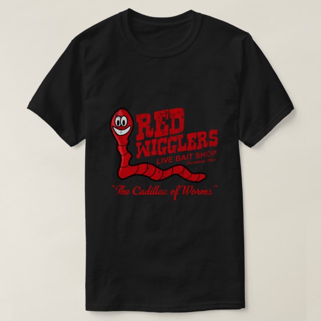 Camiseta Contrabandistas rojos de WKRP en Cincinnati angust (Diseño del anverso)