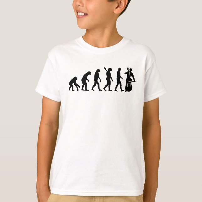 Camiseta Contrabass de la evolución (Anverso)