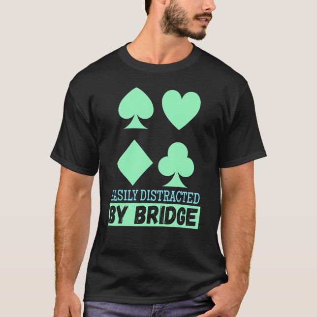 Camiseta Contract Bridge Bids Duplicate Card Game (Anverso)