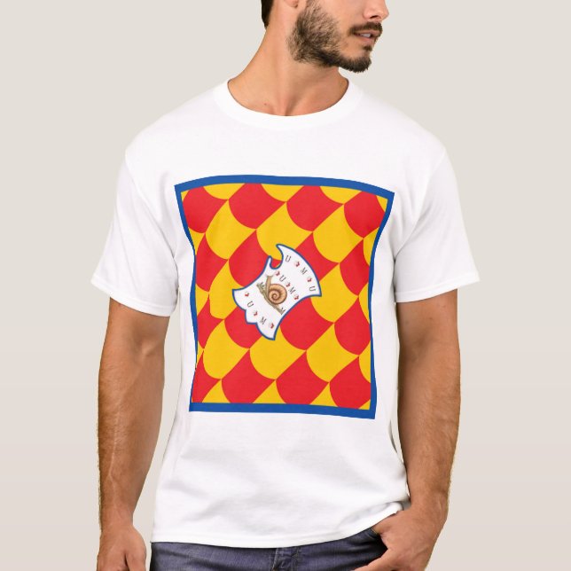 Camiseta Contrada della Chiocciola (Caracol) Palio (Anverso)
