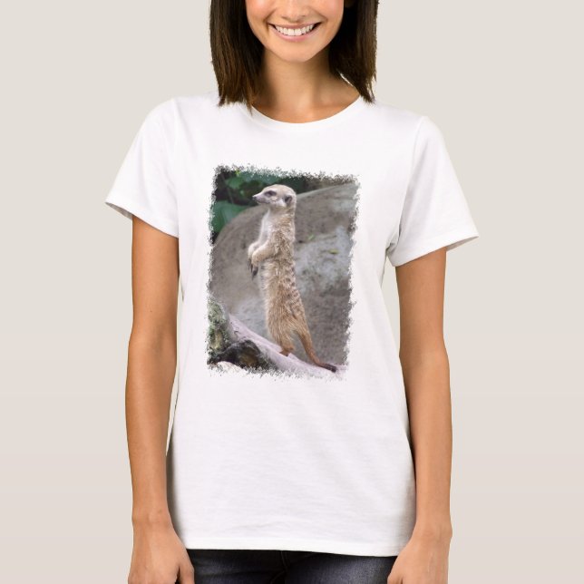 Camiseta contrapesada de las señoras de Meerkat (Anverso)