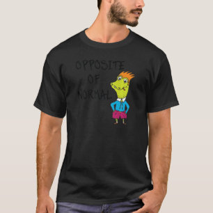 Camiseta Contrario a la palabra de actitud normal