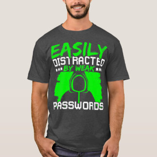 Camiseta Contraseña de hacker ético de seguridad cibernétic
