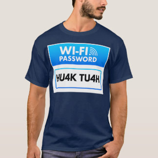 Camiseta Contraseña WiFi de invitado