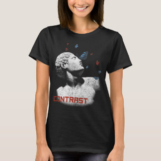 Camiseta Contraste - Brutalidad en el diseño de ropa de cal
