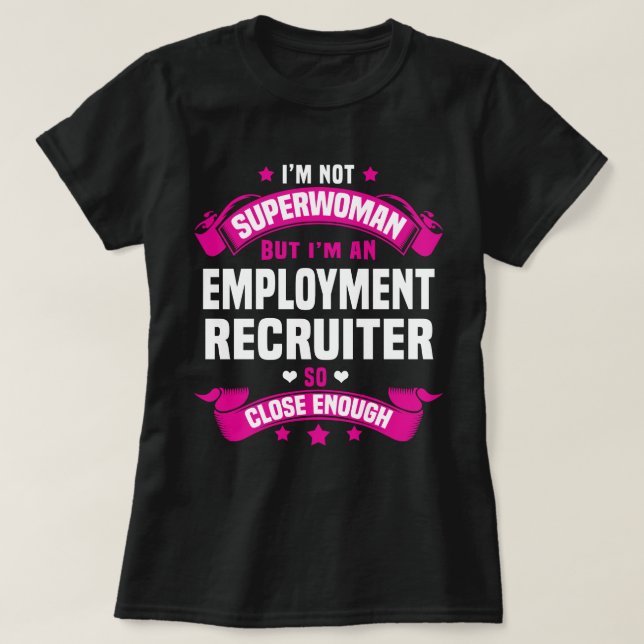 Camiseta Contratante de empleo (Diseño del anverso)