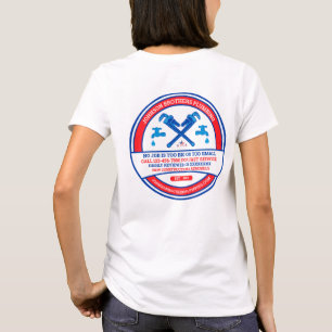 Camiseta Contratista de fontanería personalizado negocio de