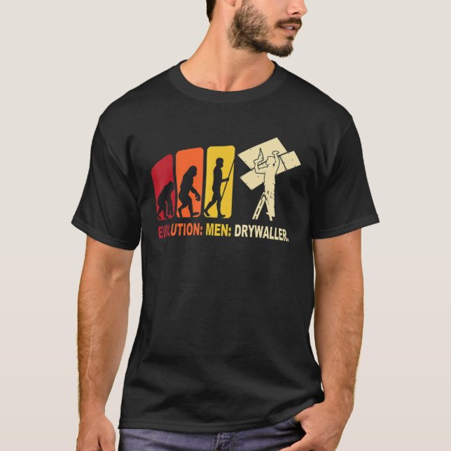 Camiseta Contratista De Muro De Secado Con Sayings Drywa (Anverso)