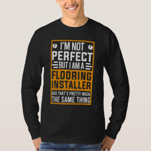 Camiseta Contratista de piso de instalación de construcción