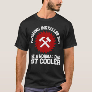 Camiseta Contratista de piso del instalador de construcción