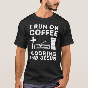 Camiseta Contratista de piso del instalador de construcción
