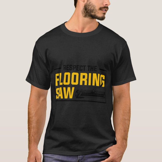 Camiseta Contratista del instalador del piso de instalación (Anverso)