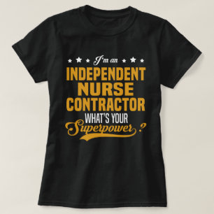 Camiseta Contratista independiente de enfermeras