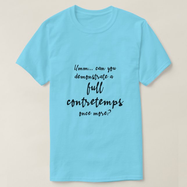Camiseta Contretemps Completo (Diseño del anverso)