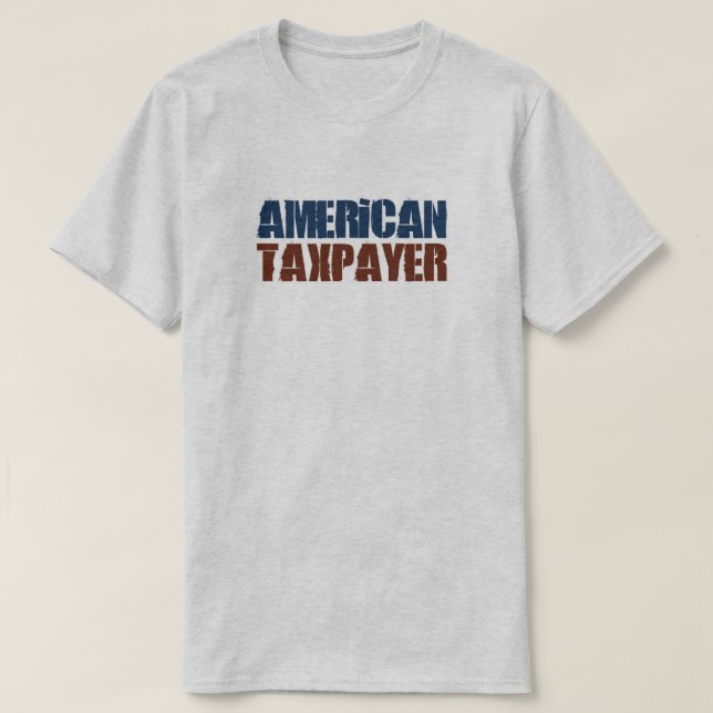 Camiseta Contribuyente americano (Diseño del anverso)