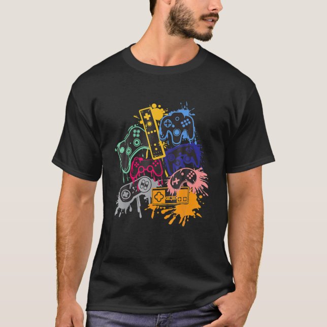 Camiseta Control All The Things Video Game Controller (Anverso)