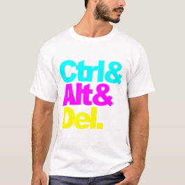 Camiseta Control Alt Del, geek