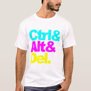 Camiseta Control Alt Del, geek