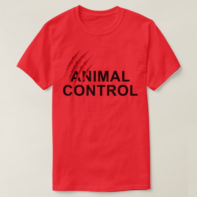 Camiseta Control Animal Halloween Costume Tee (Diseño del anverso)