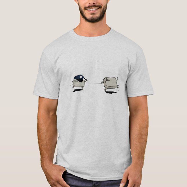 Camiseta Control contra escape (Anverso)