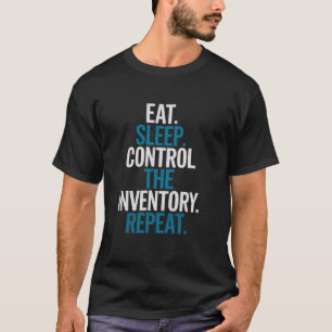 Camiseta Control de almacén Control de inventario de suspen