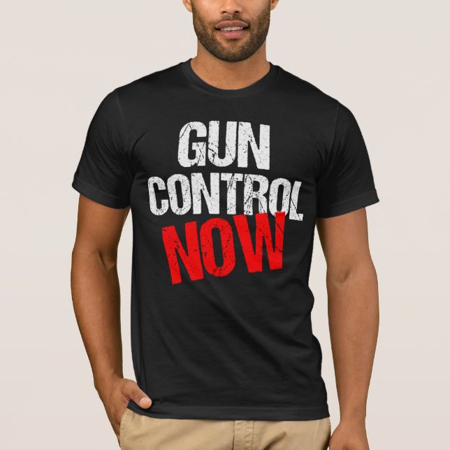 Camiseta Control de armas ahora (Anverso)
