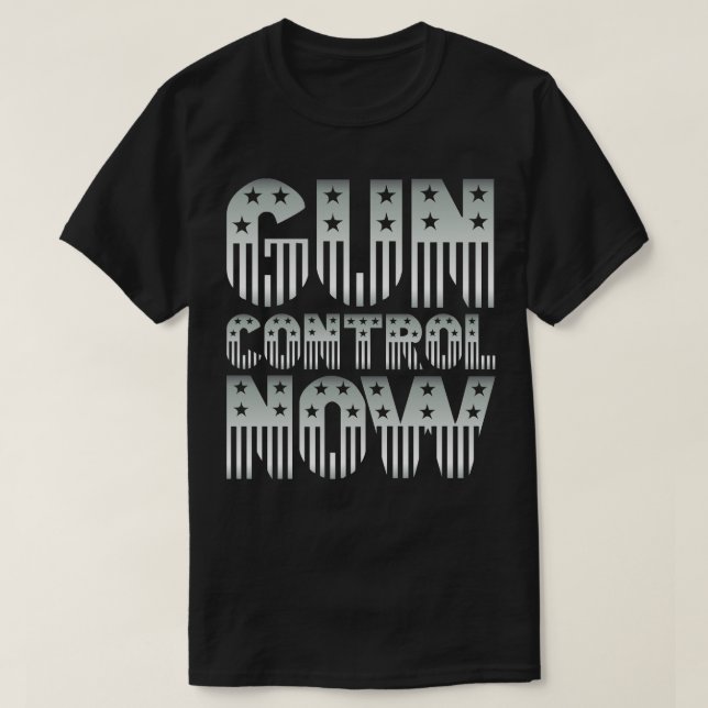 Camiseta Control de armas ahora (Diseño del anverso)