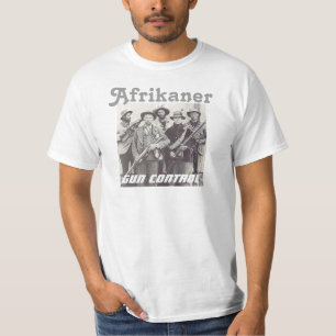Camiseta Control de armas del Afrikaner