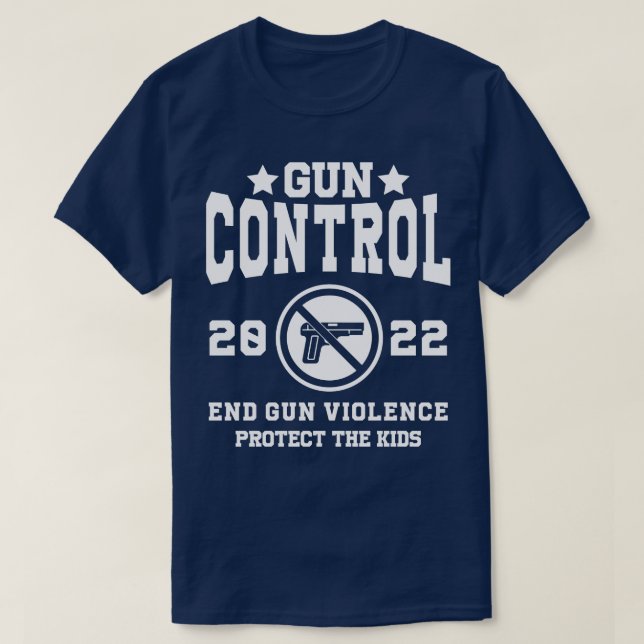 Camiseta Control De Armas Fin Violencia De Armas Proteger A (Diseño del anverso)