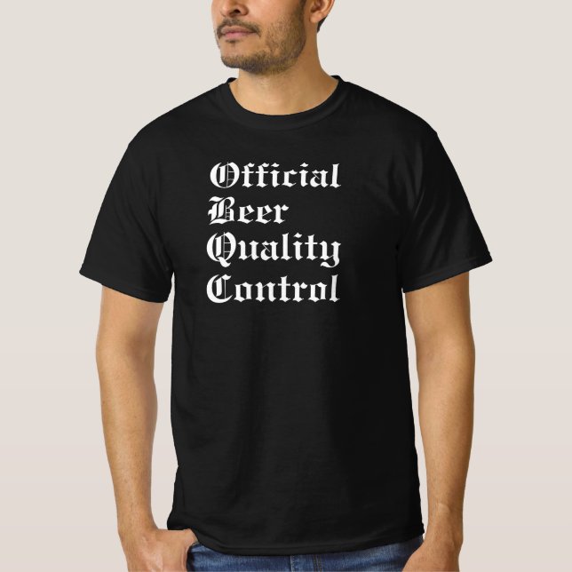 Camiseta Control de calidad de la cerveza Oktoberfest (Anverso)
