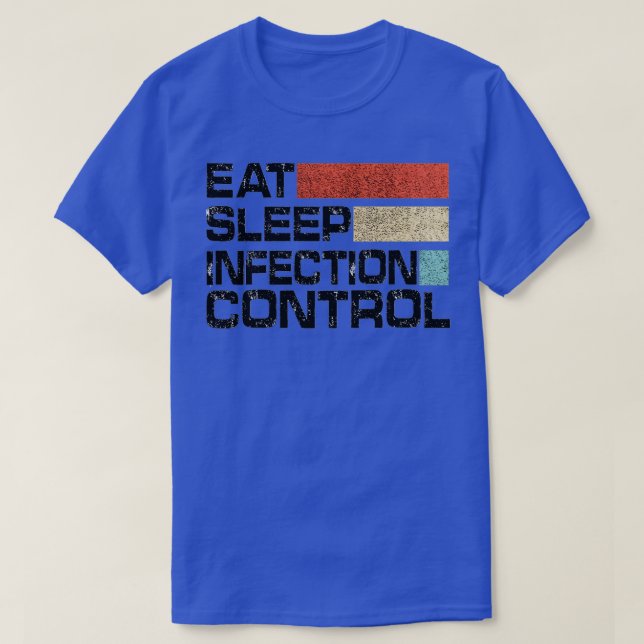 Camiseta Control de infección del sueño de comer  (Diseño del anverso)