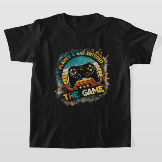 Camiseta Control de juego retro diseño gráfico vintage
