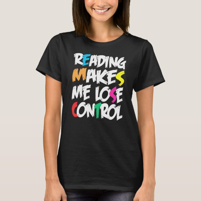 Camiseta Control de pérdida de libros de lectura (Anverso)