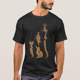 Camiseta Control de piezas de ajedrez para el tablero de aj