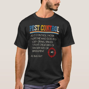 Camiseta Control de plagas de los animales exterminadores