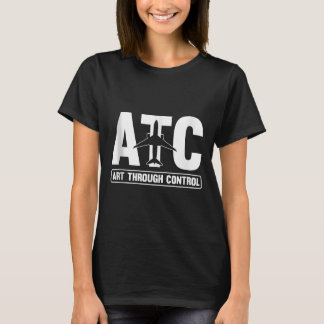 Camiseta Control de tráfico aéreo Controlador de vuelo ATC