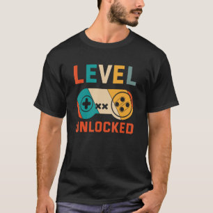 Camiseta Control de videojuegos de nivel 40 Birthday Boy si