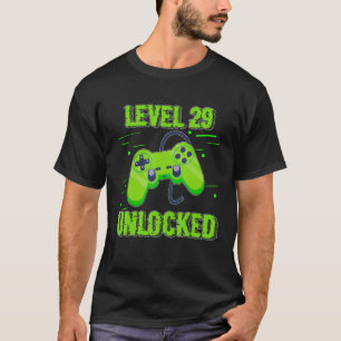 Camiseta Control de videojuegos desbloqueados de nivel de c